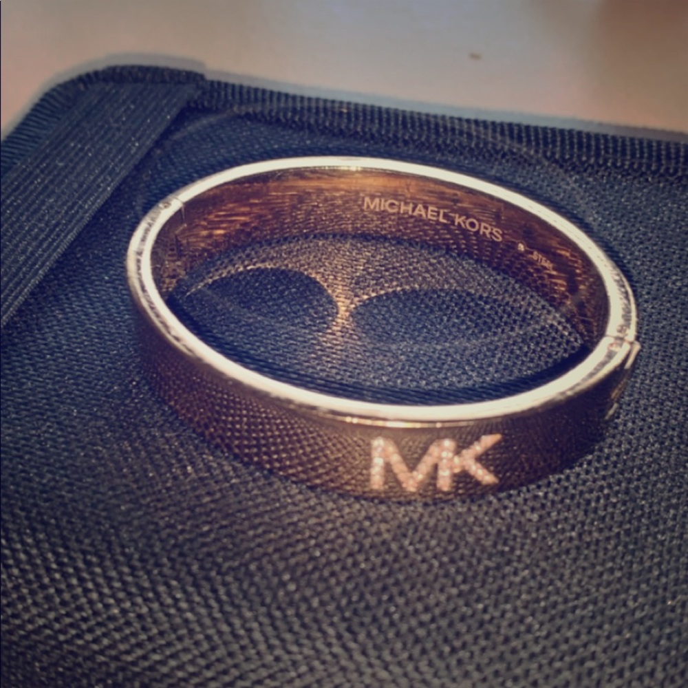Rose Gold MK bangle